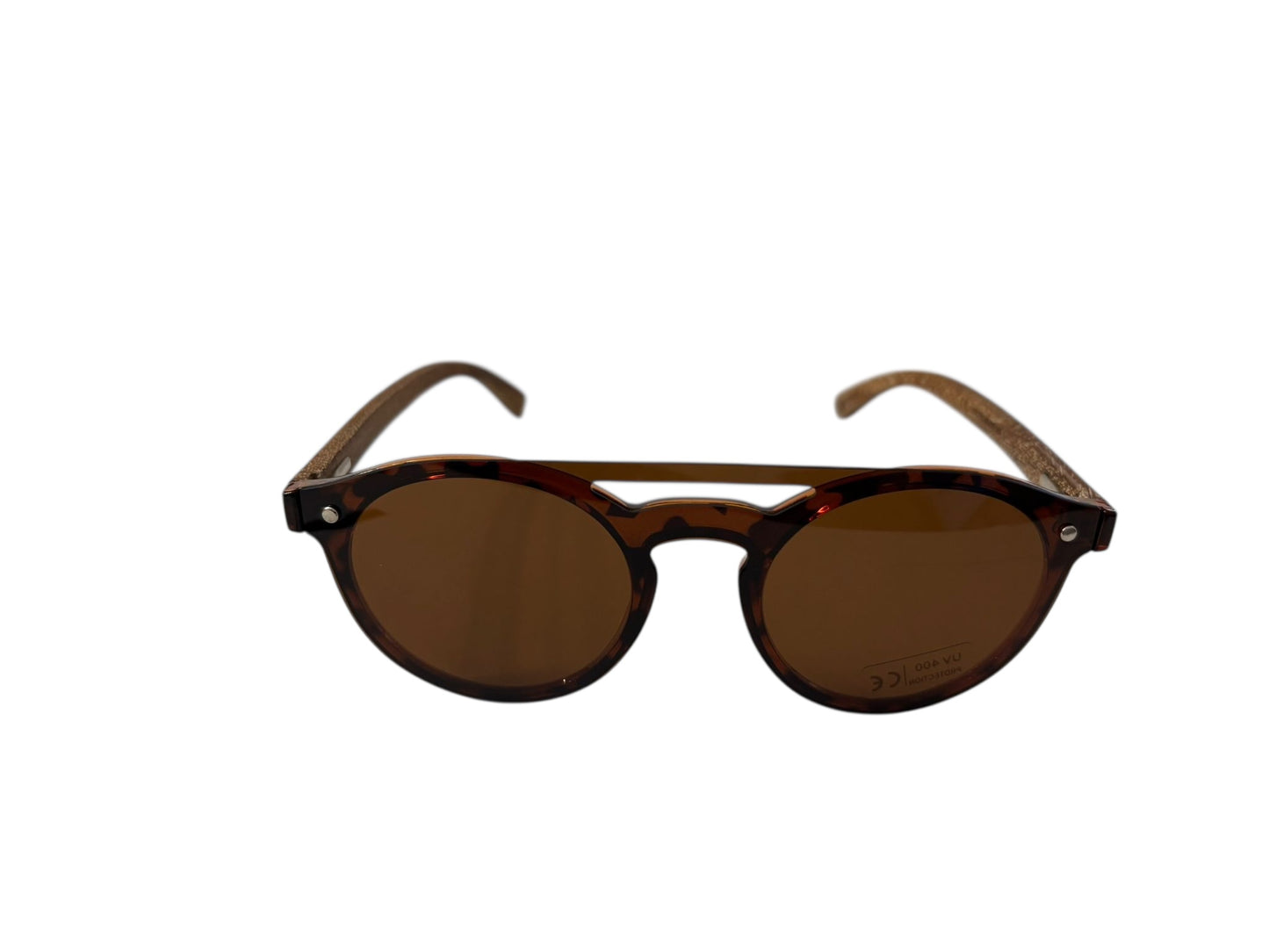 MG Luna-Zonnebril (1506-7)-Echt hout-Gratis etui