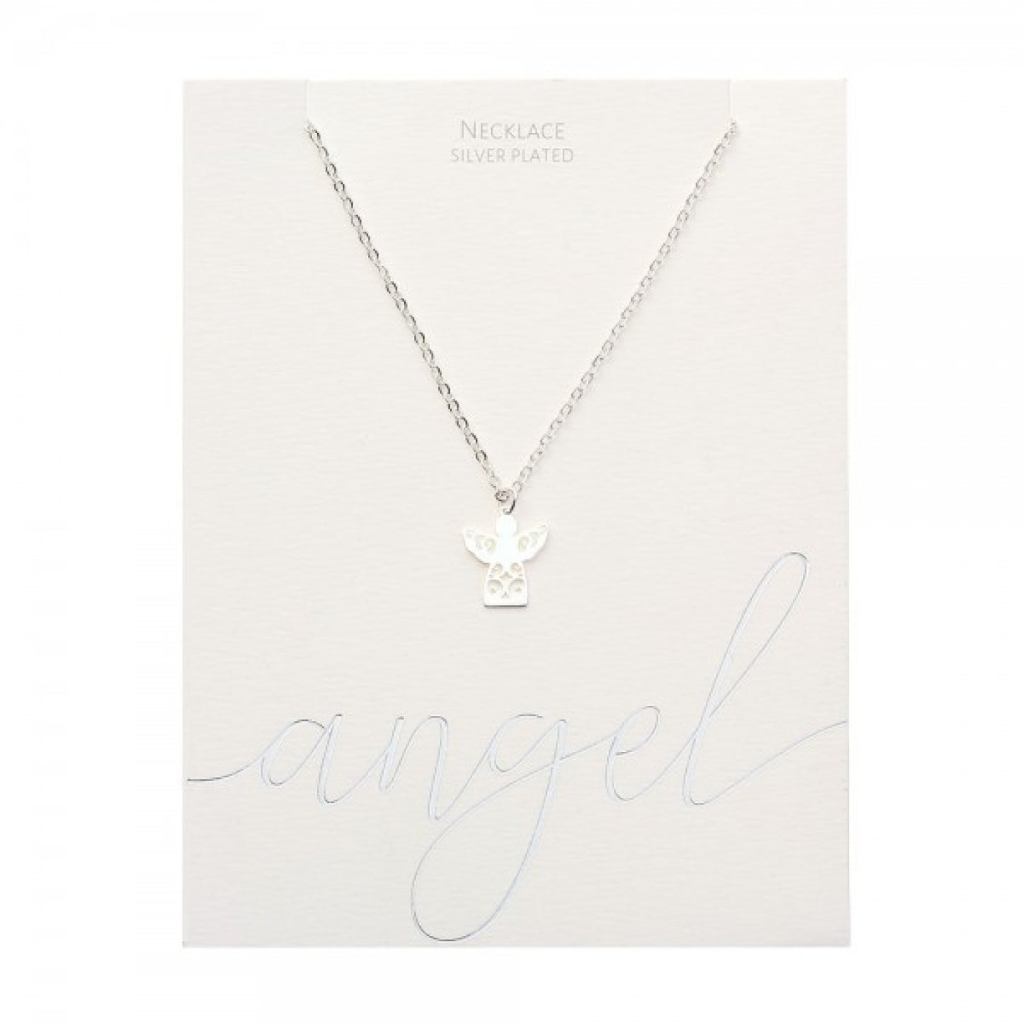 Crystals by HCA-Classics-Ketting-Verzilverd-Engel