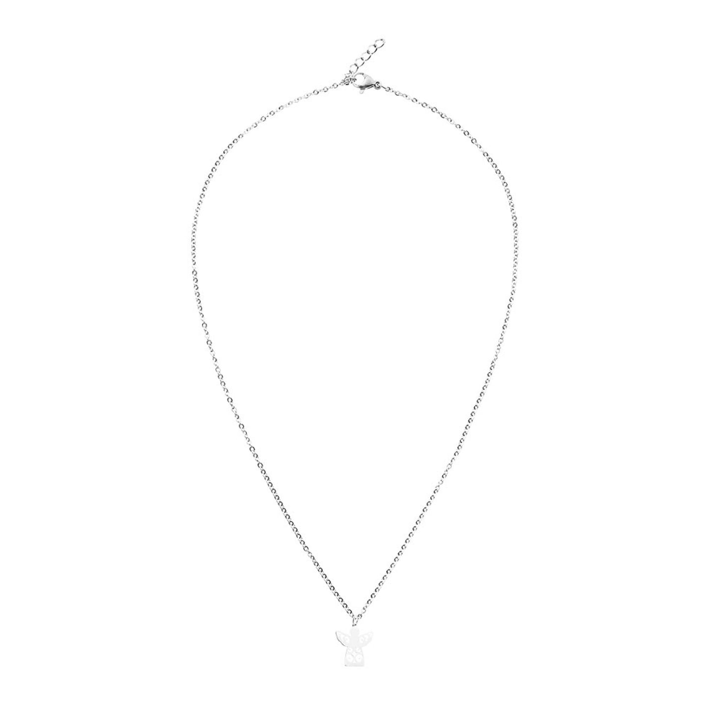 Crystals by HCA-Classics-Ketting-Verzilverd-Engel
