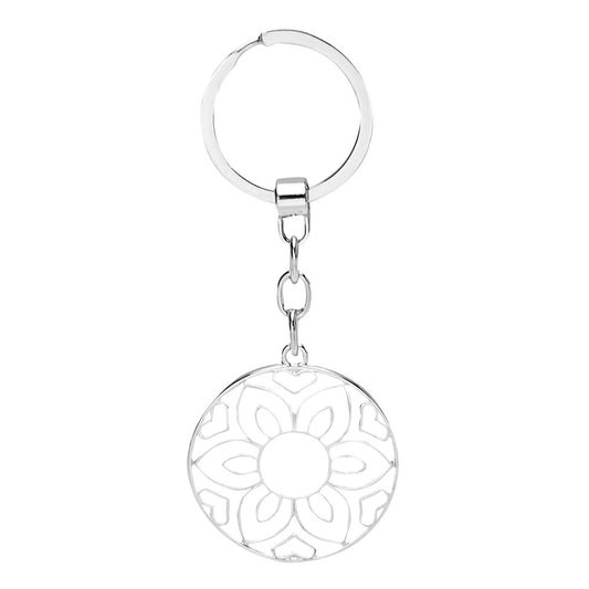 Crystals by HCA-Sleutelhanger met symbool-Mandala of love