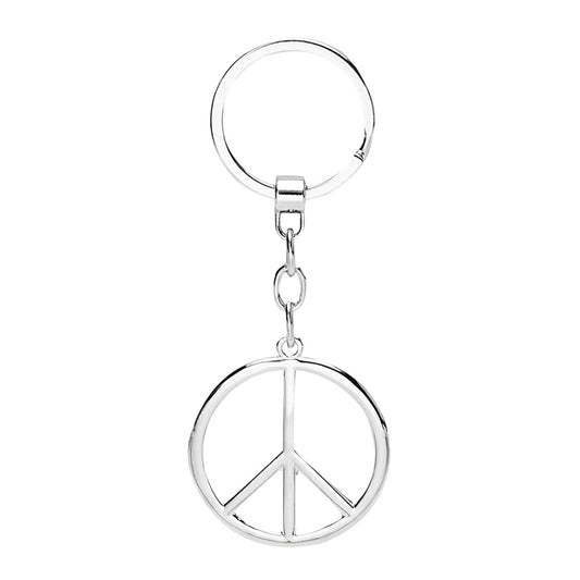 Crystals by HCA-Sleutelhanger met symbool-Peace