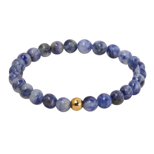 Crystals by HCA-Armband-Stones of nature-Blauwe sodaliet