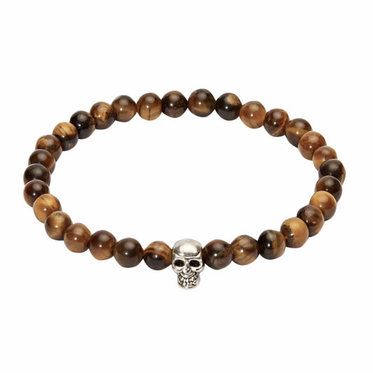 Crystals by HCA-Armband-VIRO-tijgeroog-schedel
