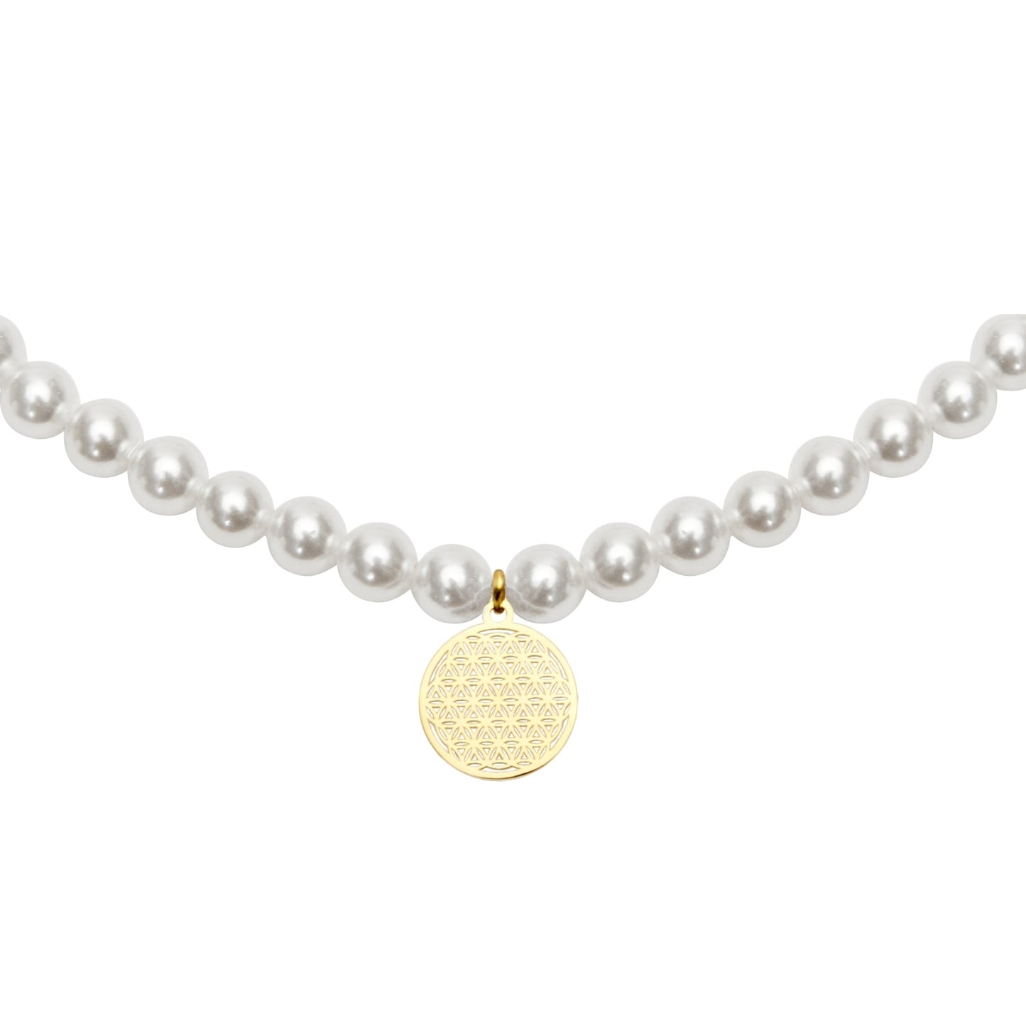 Crystals by HCA-Armband-Verguld-Parel-Levensbloem