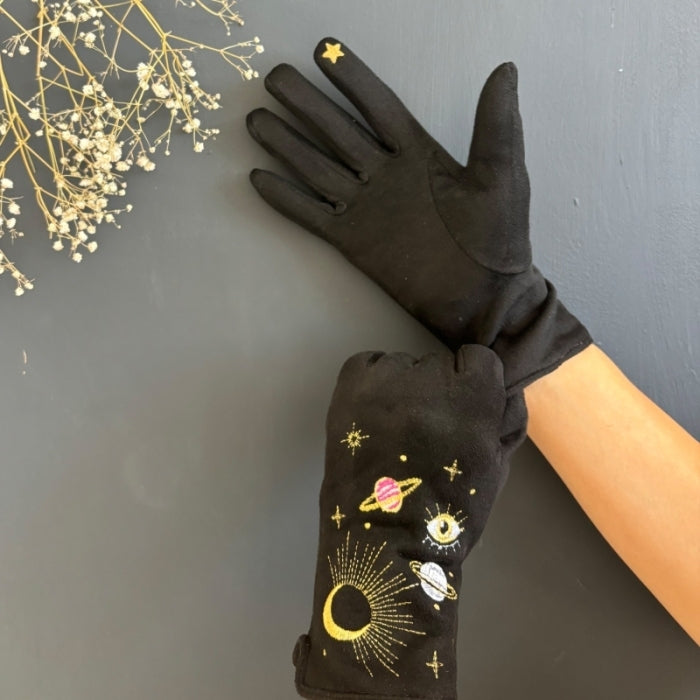 House of disaster-After Dark-Handschoenen-Geborduurd