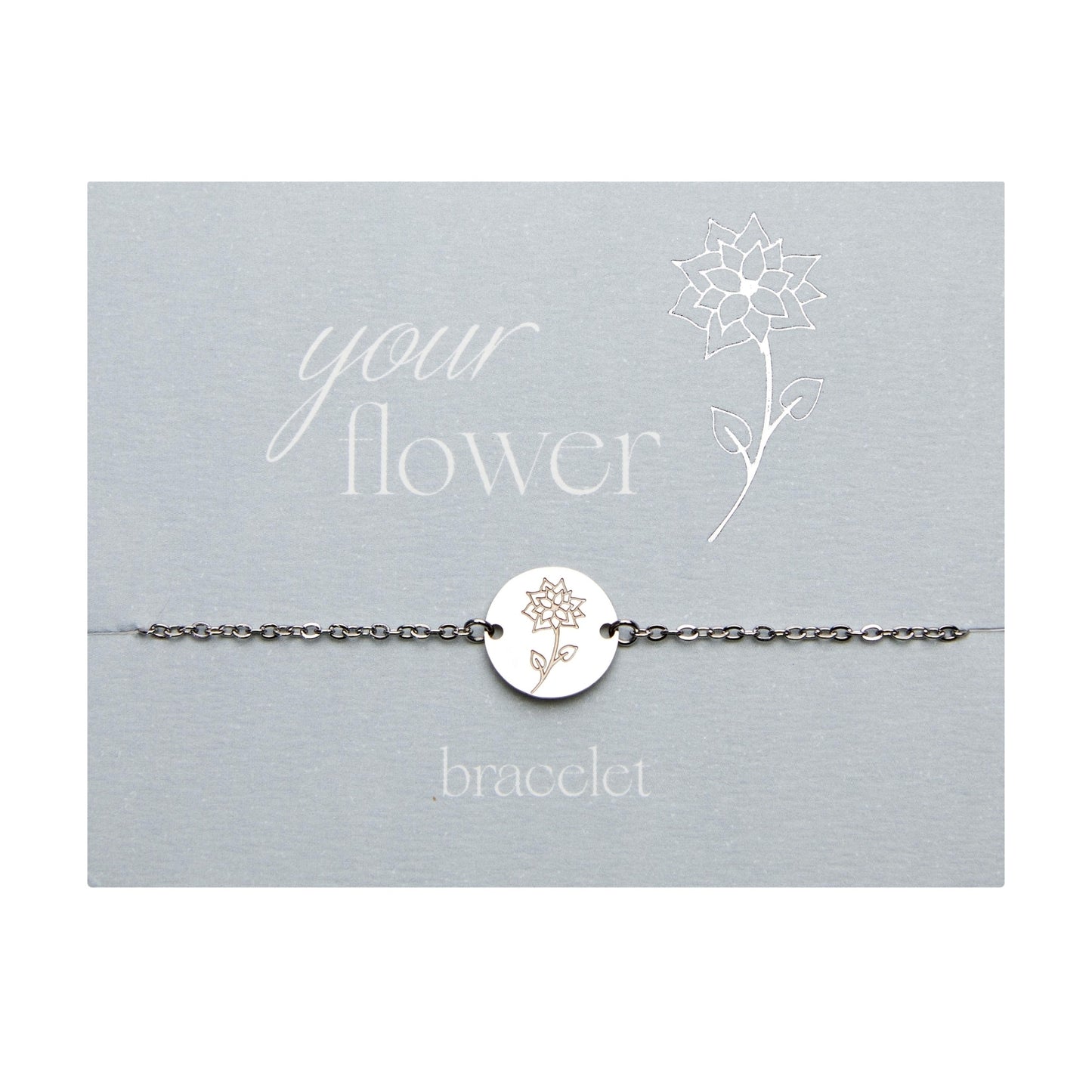 Crystals by HCA-Armband-Your flower-Kerstster-December
