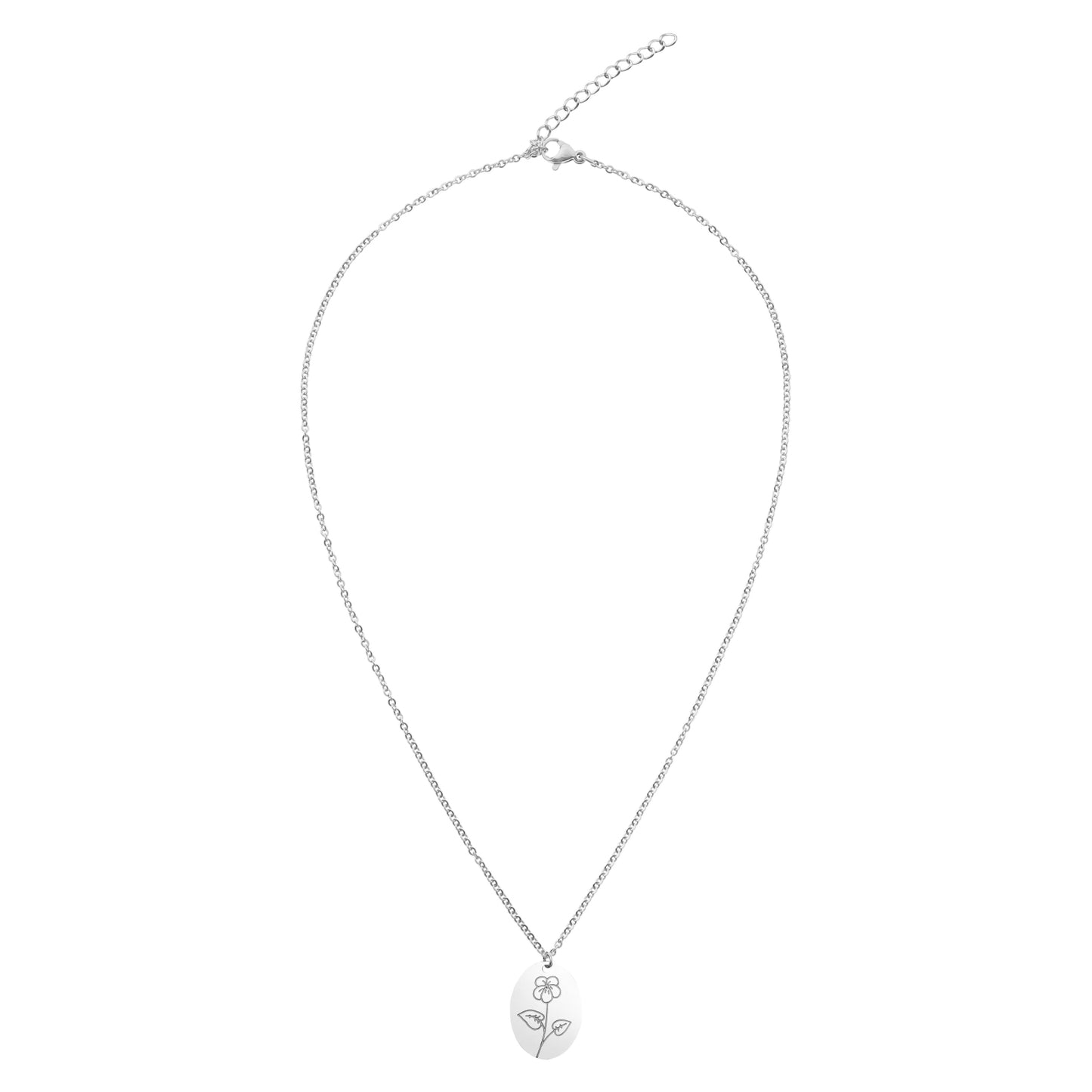 Crystals by HCA-Ketting-Your flower-Violet-Februari