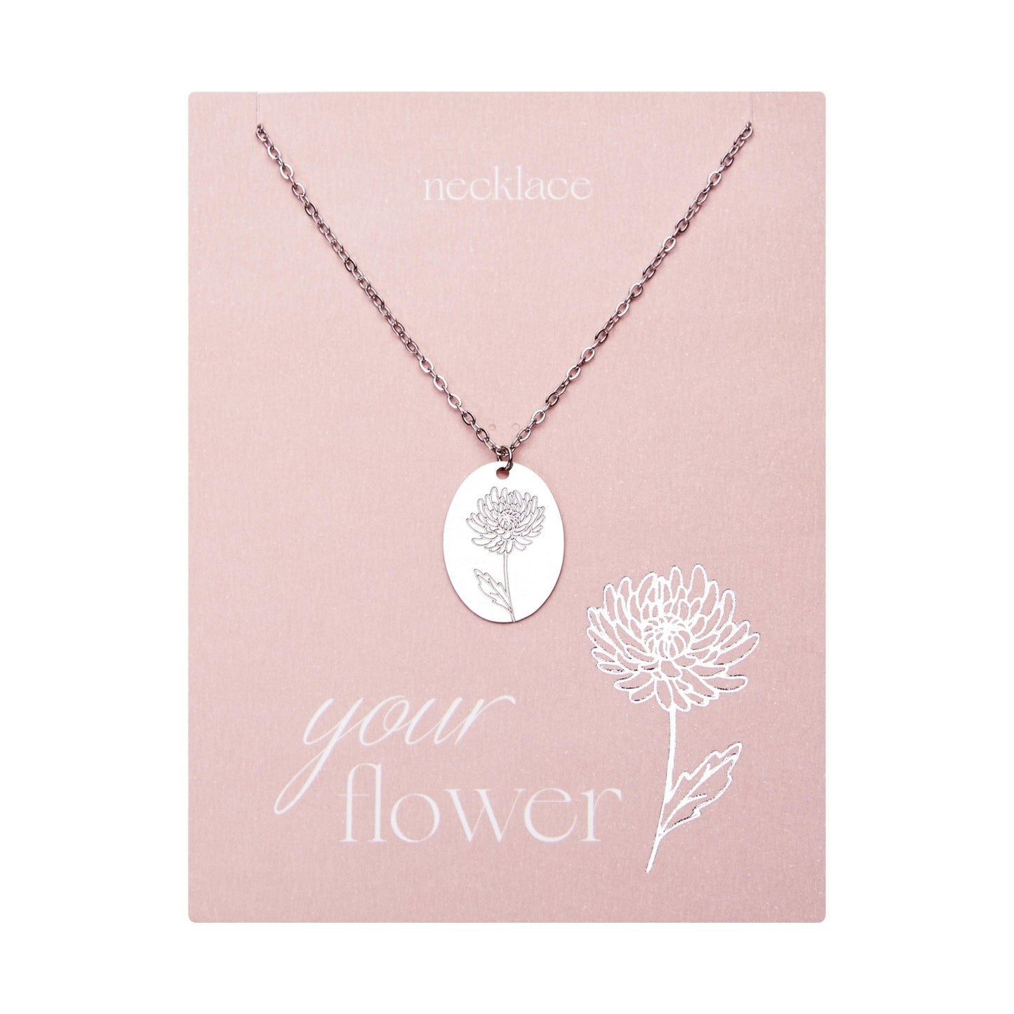 Crystals by HCA-Ketting-Your flower-Chrysant-November