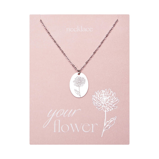 Crystals by HCA-Ketting-Your flower-Chrysant-November