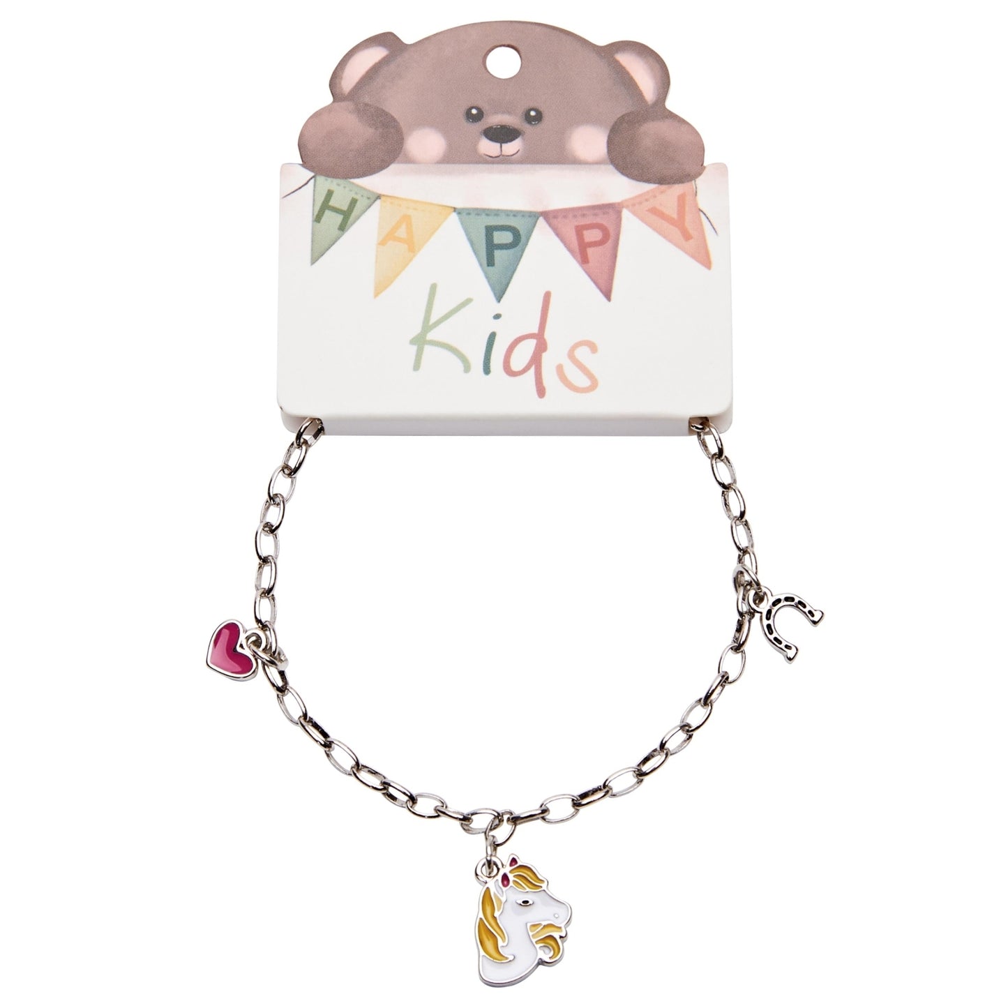 Crystals by HCA-Armband-3 hangers-Happy Kids-Paard