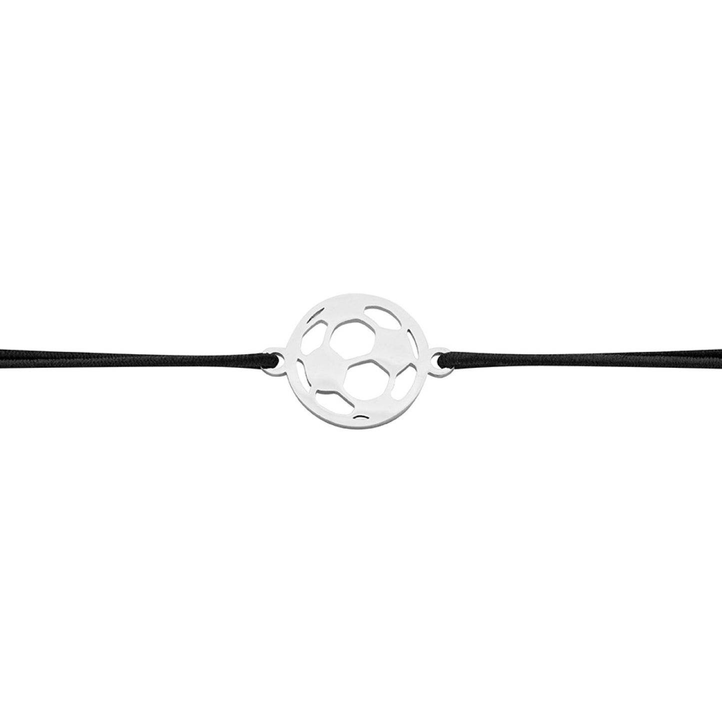 Greeting card with bracelet - Little Companion - Football - Stainless steel