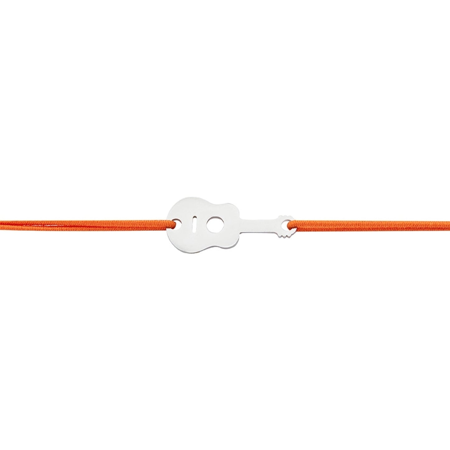 Wenskaart met armband-Little Companion-Gitaar-Roestvrij staal