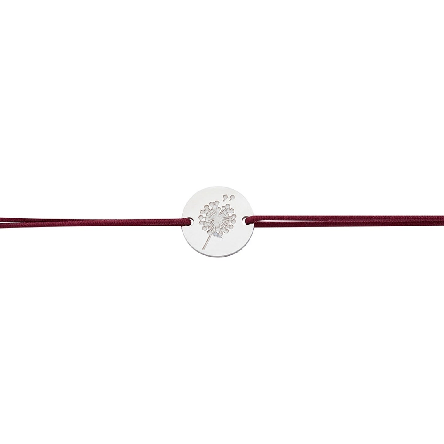 Greeting card with bracelet - Little Companion - Dandelion - stainless steel