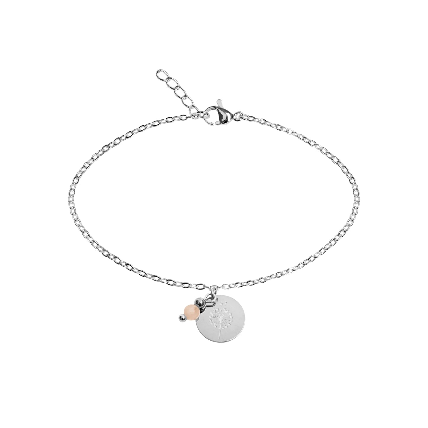 Crystals by HCA-Armband-Make a wish-Verzilverd-Zonnesteen