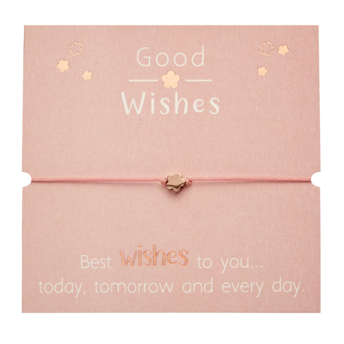 Crystals by HCA-Armband-Good Wishes-Roséverguld-Bloem