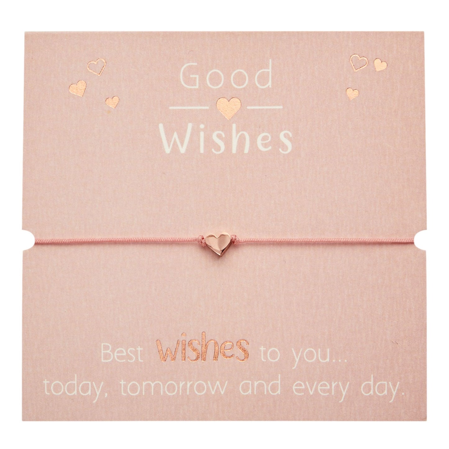 Crystals by HCA-Armband-Good Wishes-Roséverguld-Hart