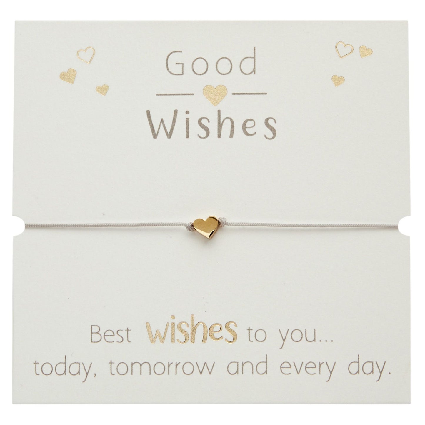 Crystals by HCA-Armband-Good Wishes-Verguld-Hart
