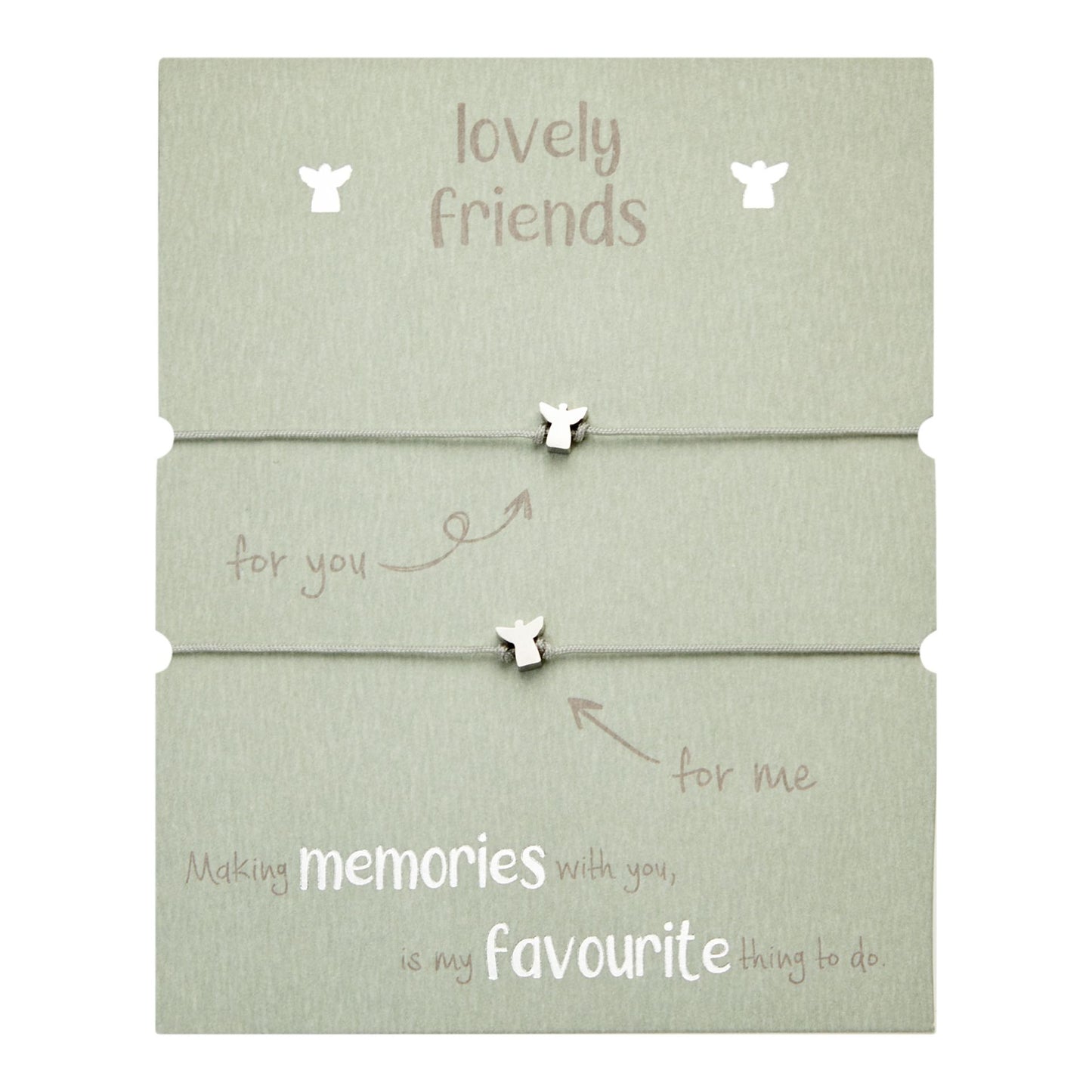 Crystals by HCA-Armbanden-Lovely friends-roestvrij staal-engel