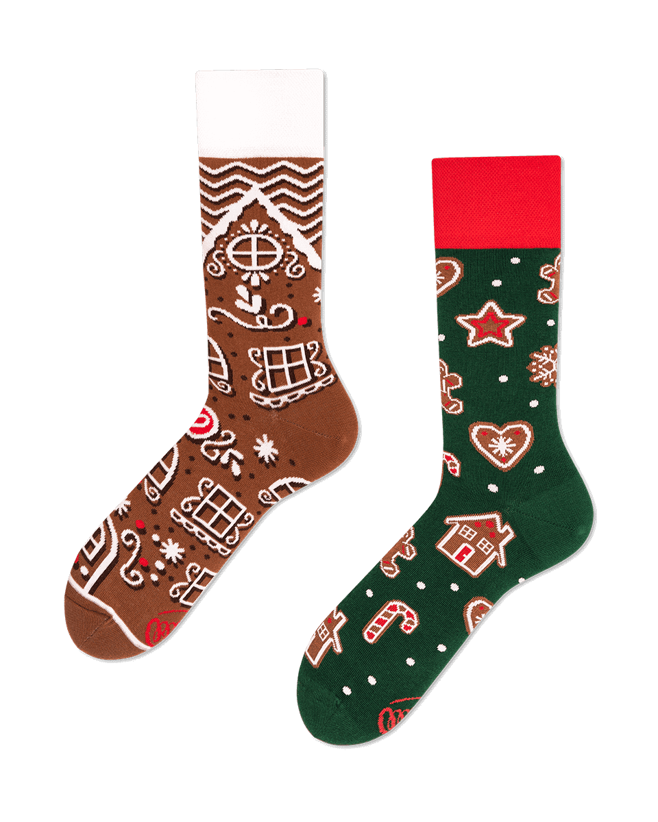 Many Mornings - Sokken - Ginger bread man - 43-46