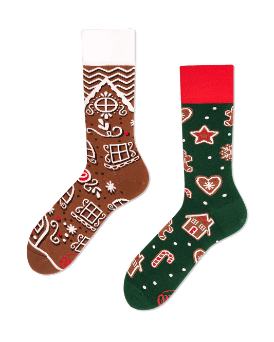 Many Mornings - Sokken - Ginger bread man - 43-46