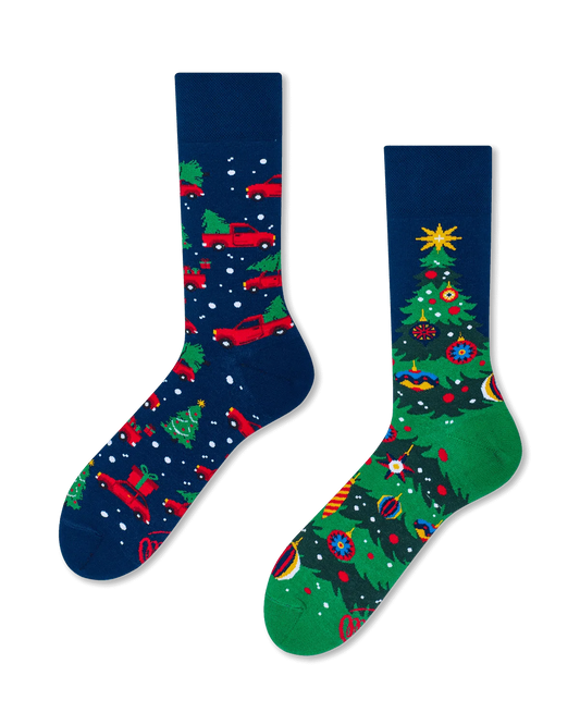 Many Mornings - Sokken - Xmas-Tree - 43-46