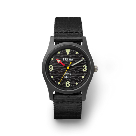 Triwa-Ocean Plastic Octopus Black