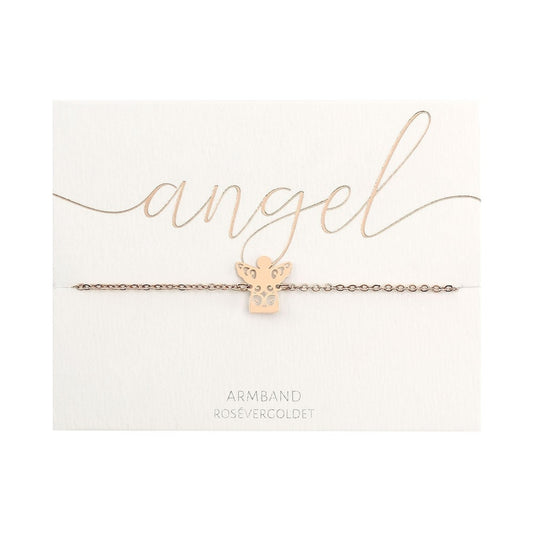 Crystals by HCA-Classic-Armband - Roségoud - Engel