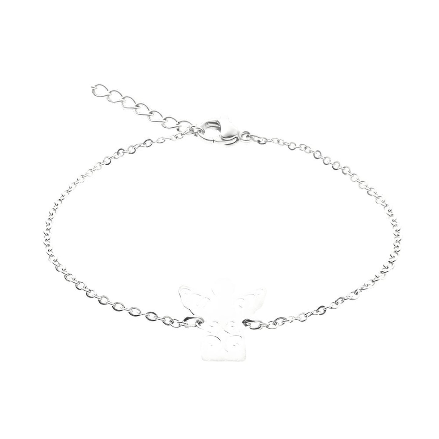 Crystals by HCA-Classic-Armband - Verzilverd - Beschermengel