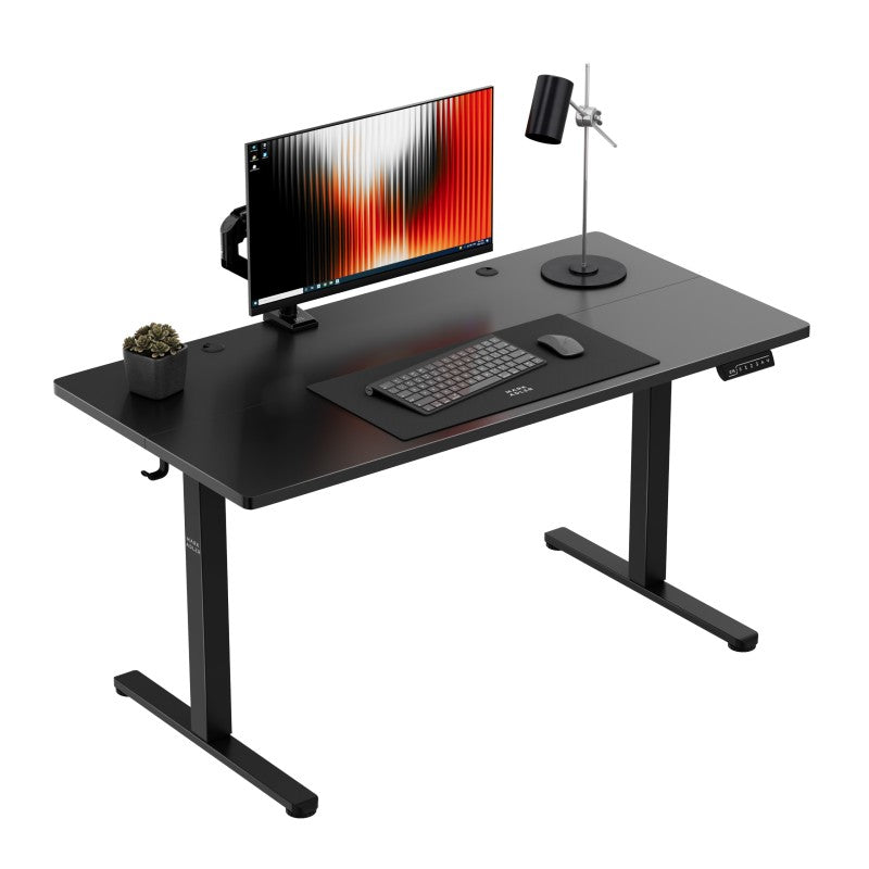 Mark Adler-Bureau-Leader 7.3-140x70 cm-Elektrisch verstelbaar-Zwart
