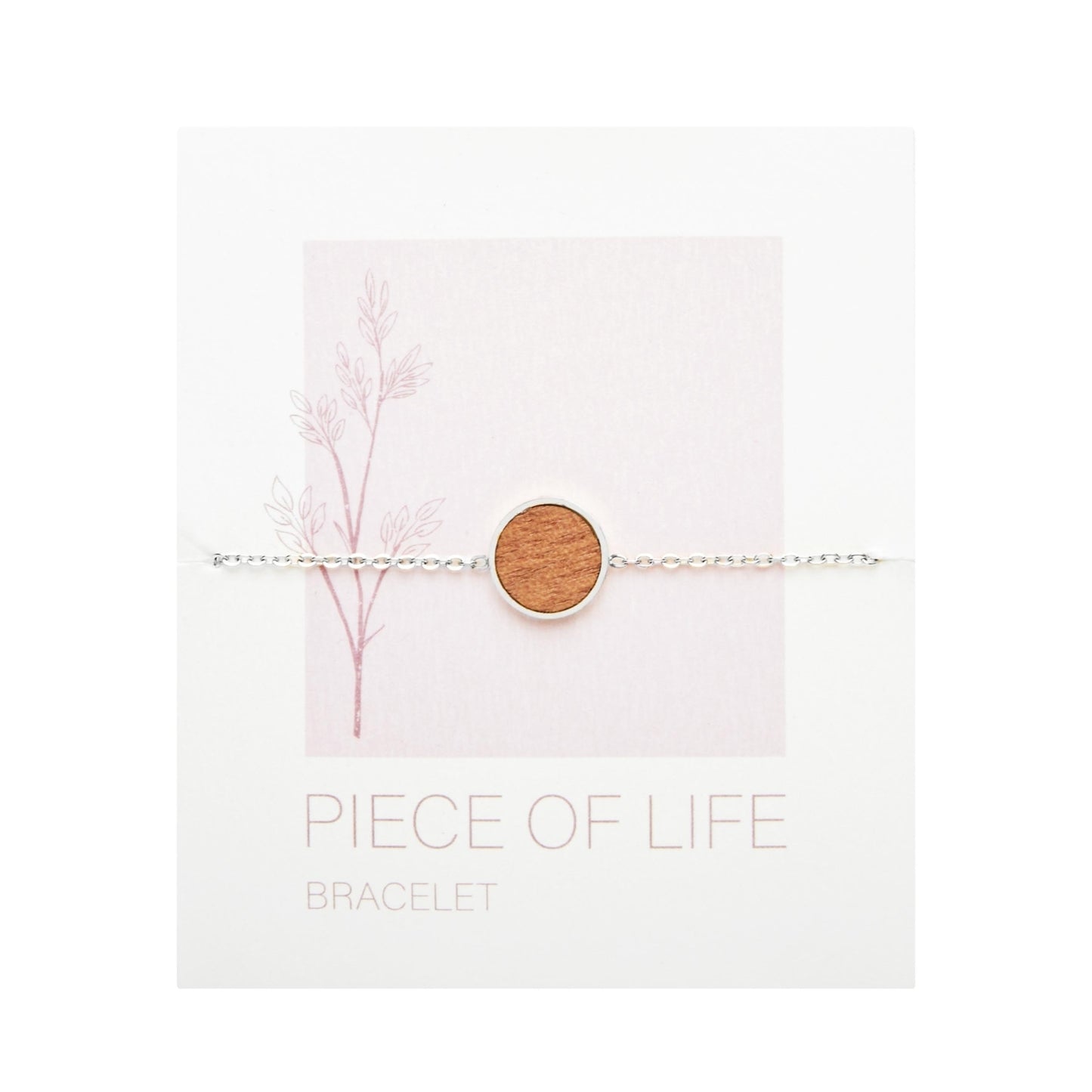 Crystals by HCA-Armband-Piece of Life-Roestvrijstaal-Cirkel