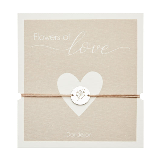 Crystals by HCA-Armband-Flowers of Love-Verzilverd-Paardenbloem
