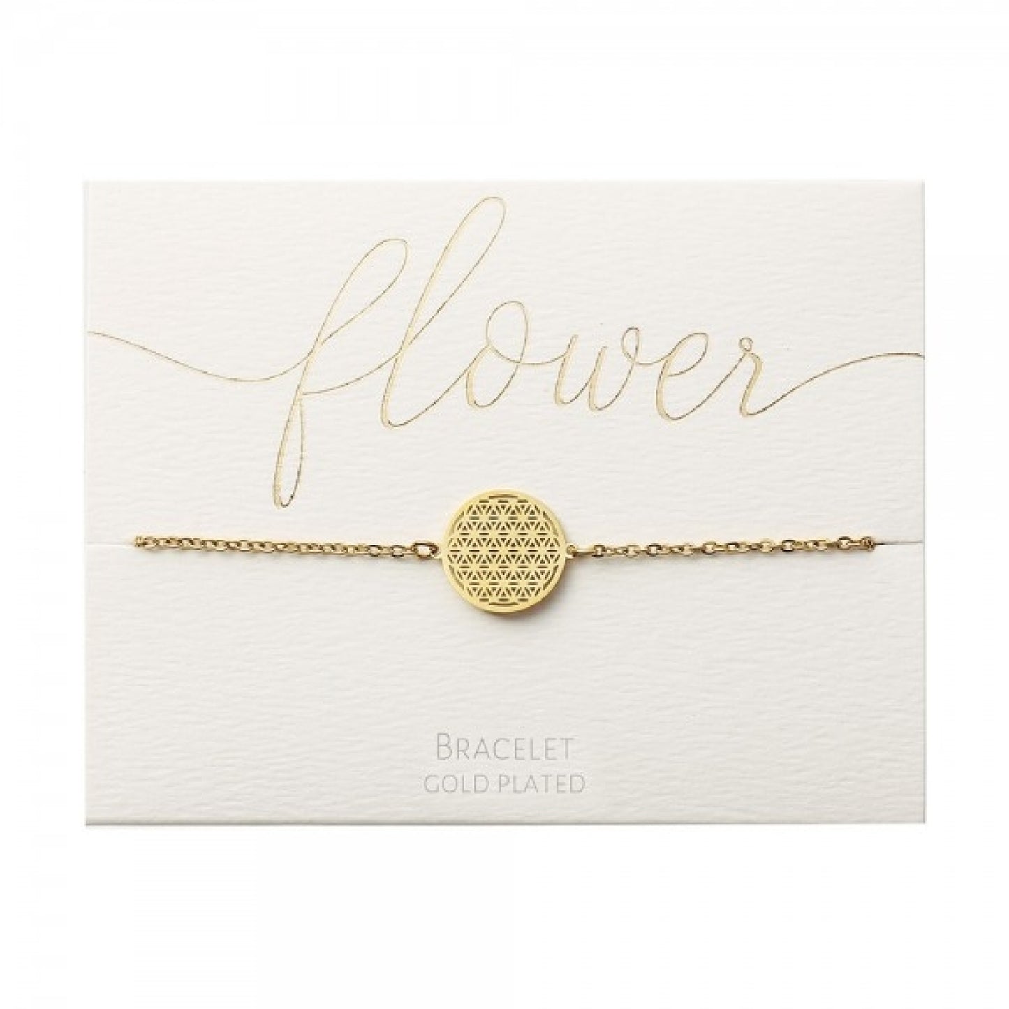 Crystals by HCA-Classic-Armband - Verguld - Bloem des Levens