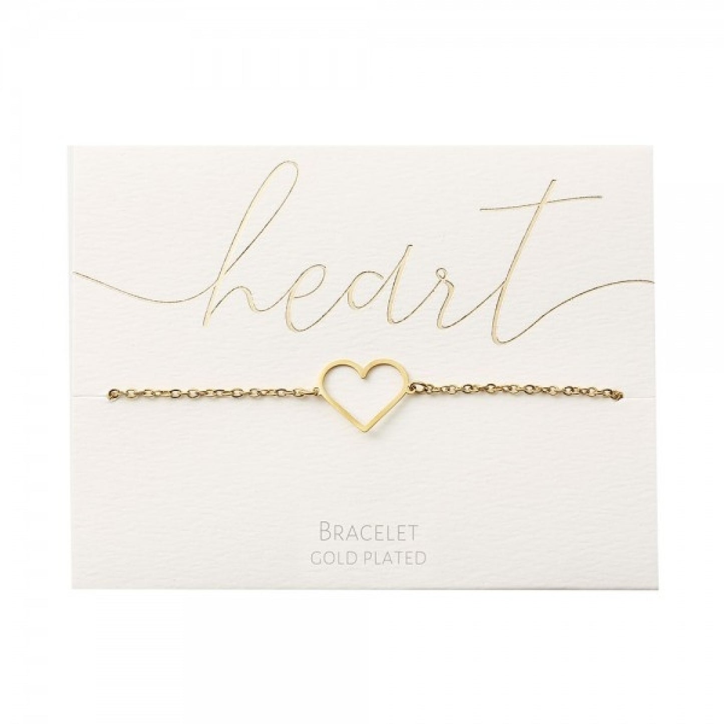 Crystals by HCA-Classic-Armband - Verguld - Hart