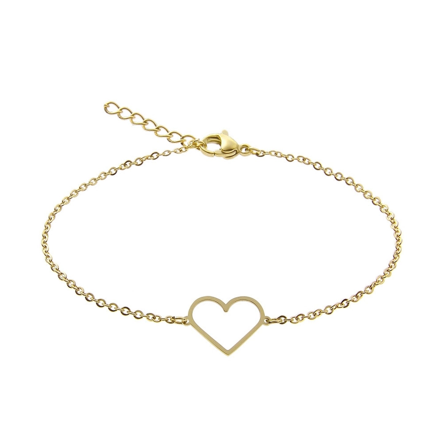Crystals by HCA-Classic-Armband - Verguld - Hart