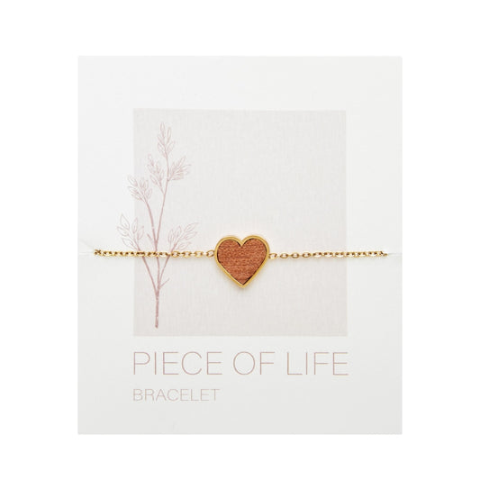 Crystals by HCA-Armband-Piece of Life-Verguld-Hart