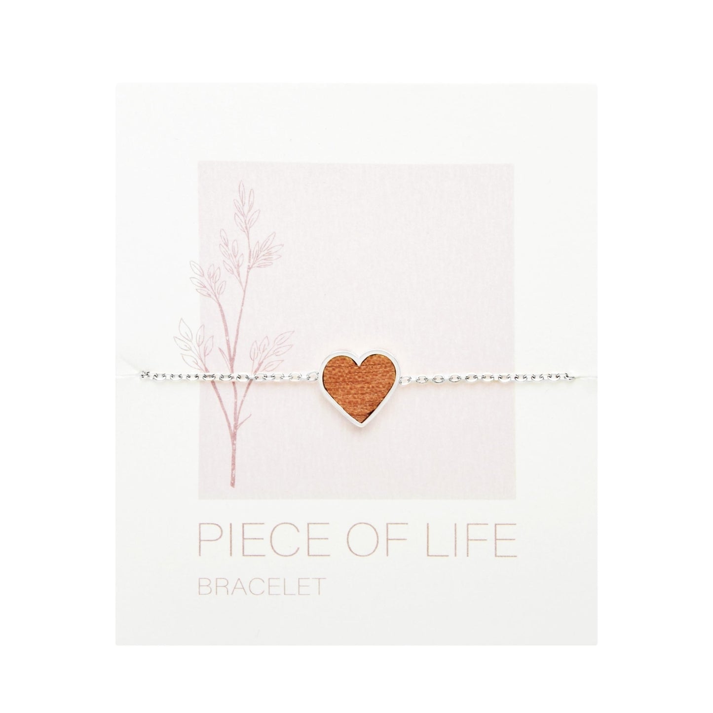 Crystals by HCA-Armband-Piece of Life-Roestvrijstaal-Hart