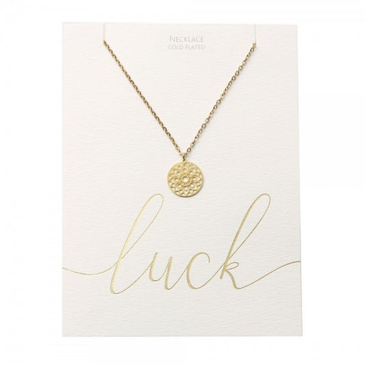 Crystals by HCA-Classic-Ketting-Verguld-Mandala of luck
