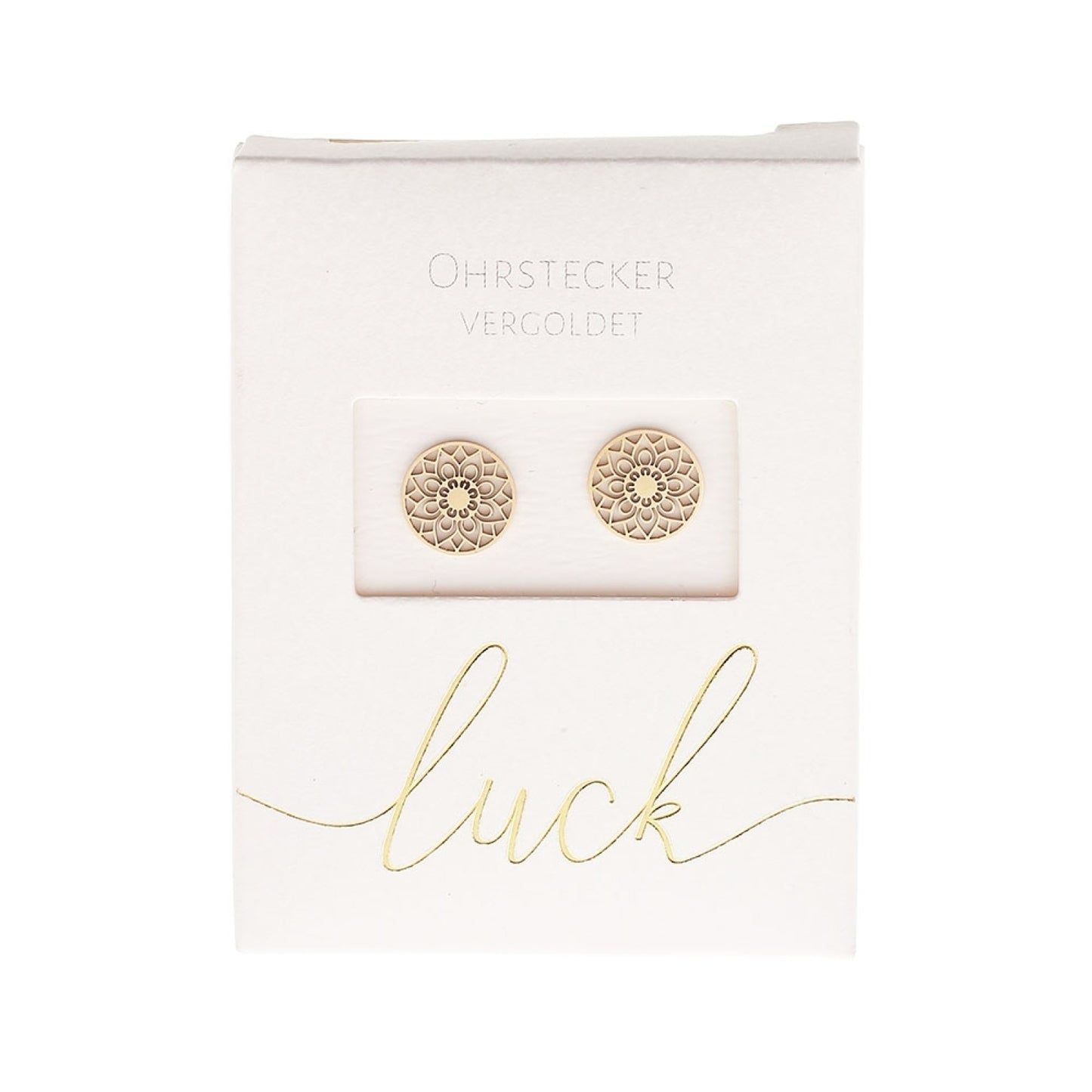 Crystals by HCA-Classic-Oorbellen-Verguld-Mandala Of Luck
