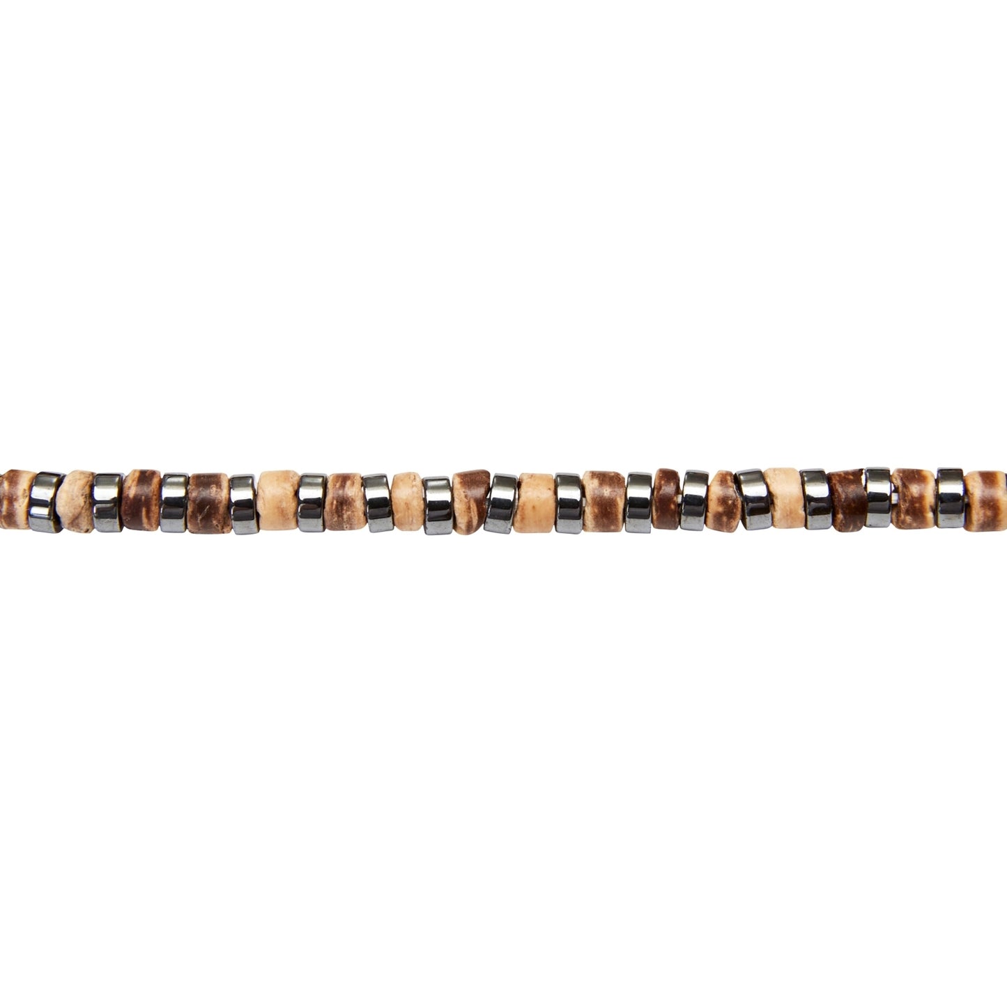 Crystals by HCA-Armband-VIRO XL-Hout/hematiet-Smal