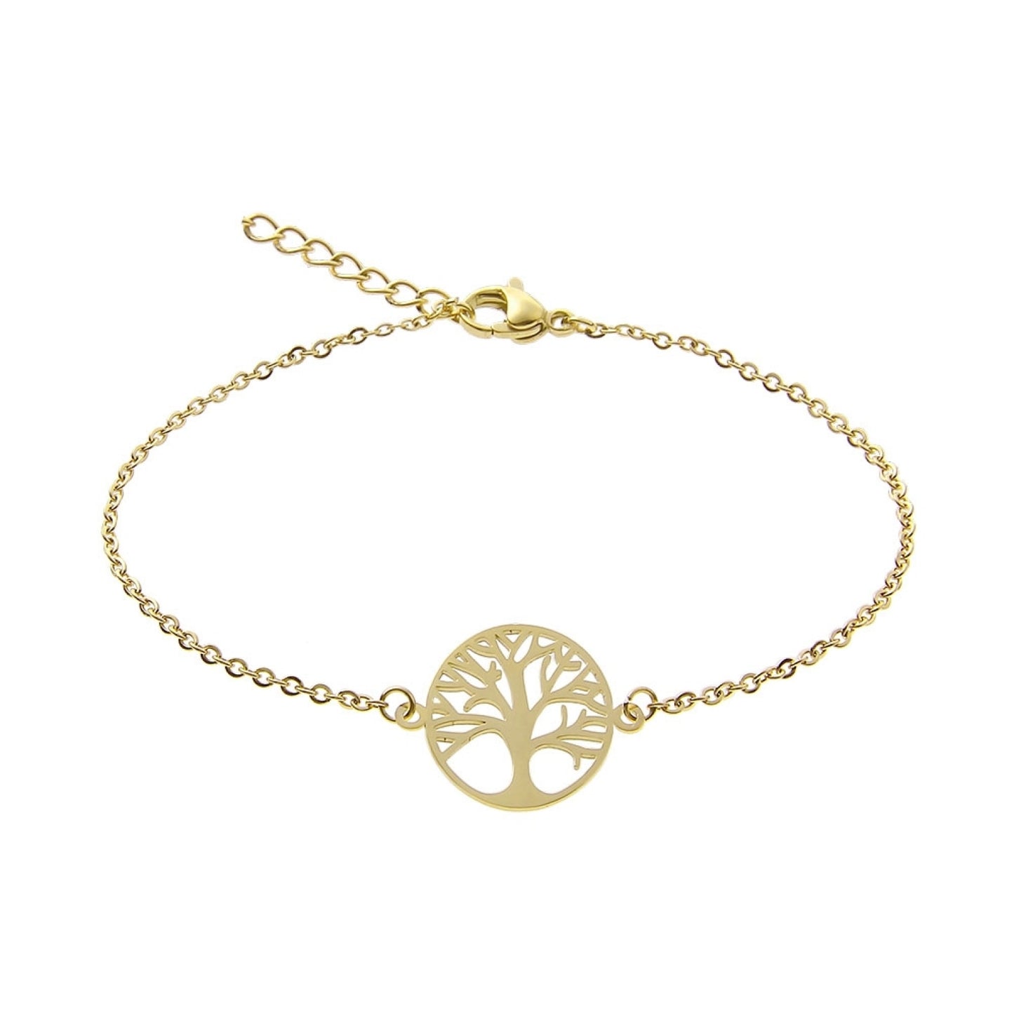 Crystals by HCA-Classic-Armband - Verguld - Levensboom