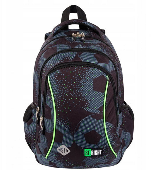 St.Right - rugzak - schooltas - 15" - voetbal - 39x27x17cm - 20 liter