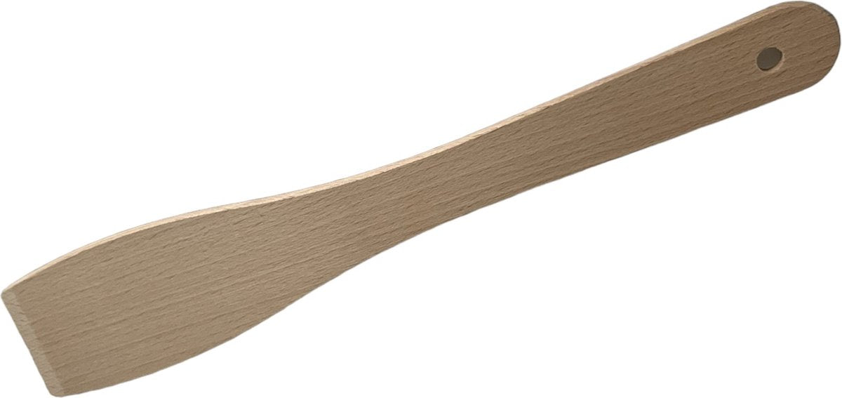 Houten spatel - bakspaan- bakspatel - set van 3 stuks - 30 cm - beukenhout
