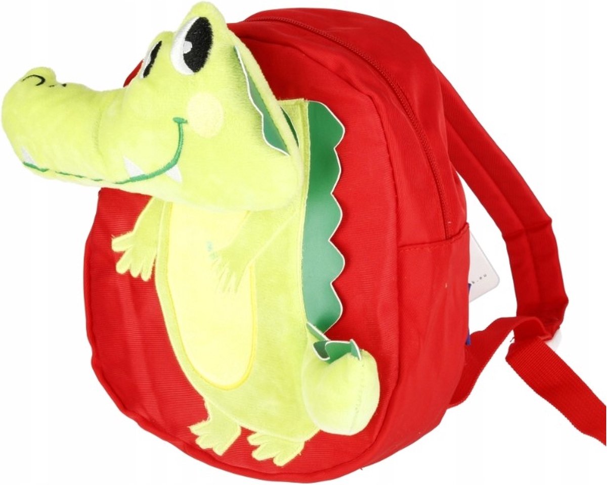 Starpak rugzak - schooltas - 27x26x14 cm - krokodil - 3D