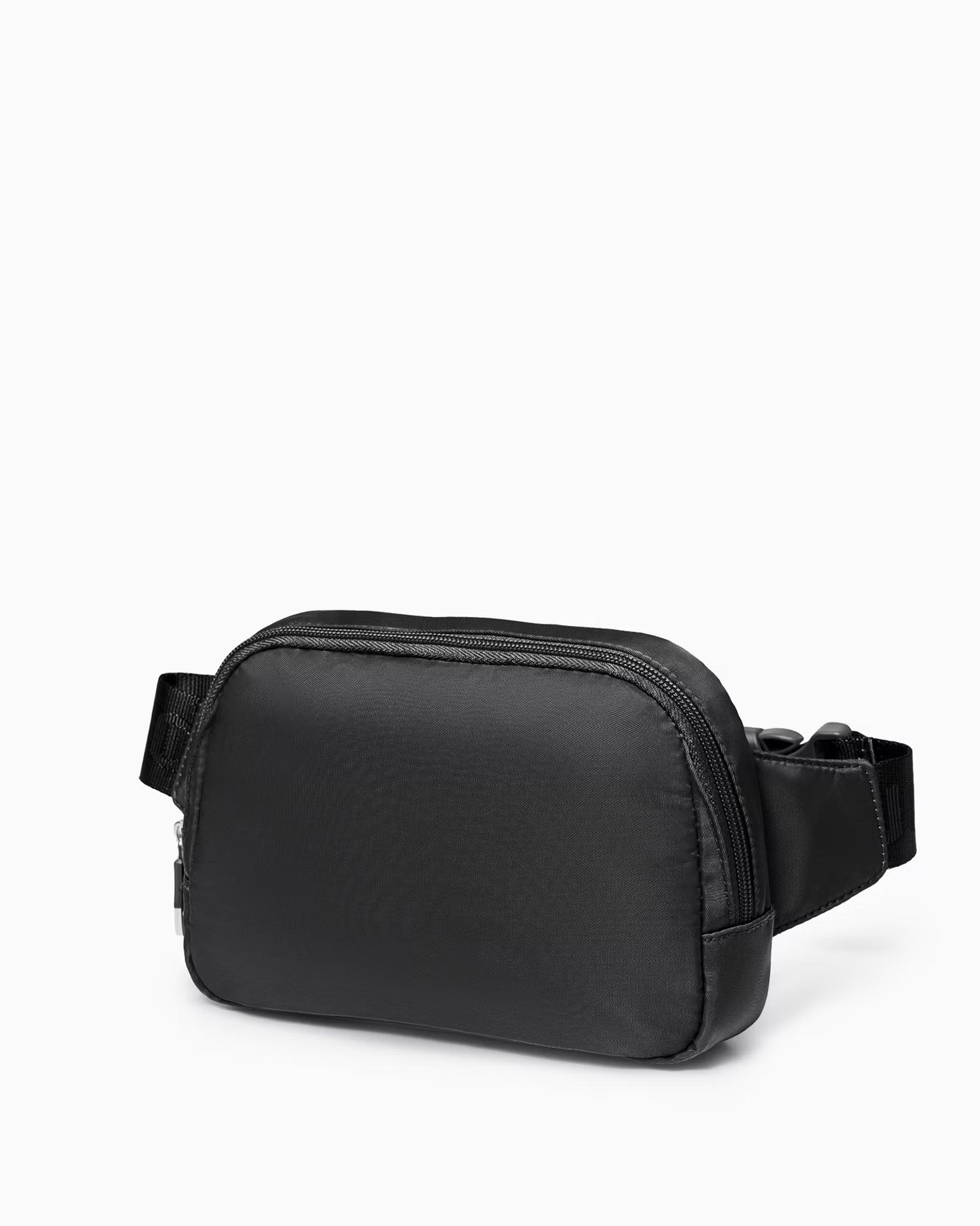 Puccini-Zwarte stoffen heuptas-cross body bag