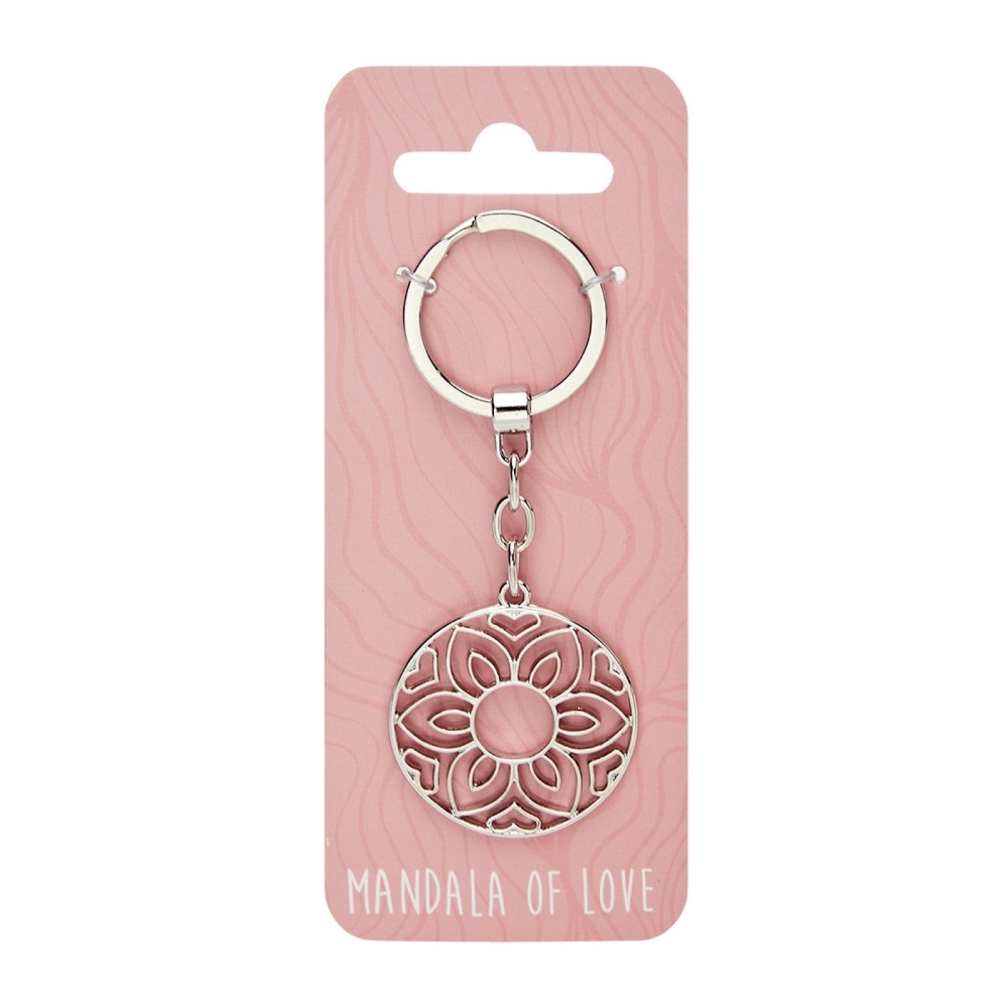 Crystals by HCA-Sleutelhanger met symbool-Mandala of love