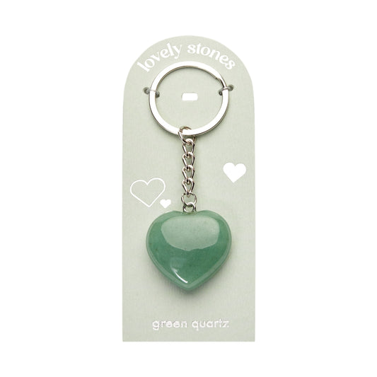 Sleutelhanger - Lovely Stones - groene kwarts