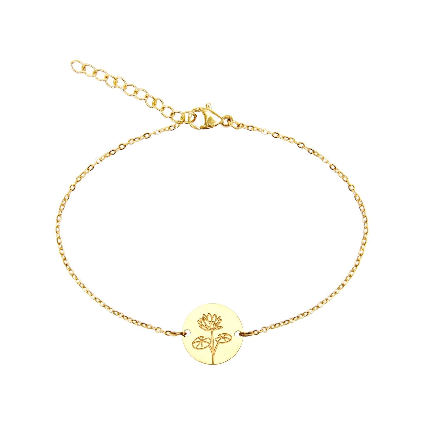 Crystals by HCA-Armband-Your flower-Waterlelie-Juli