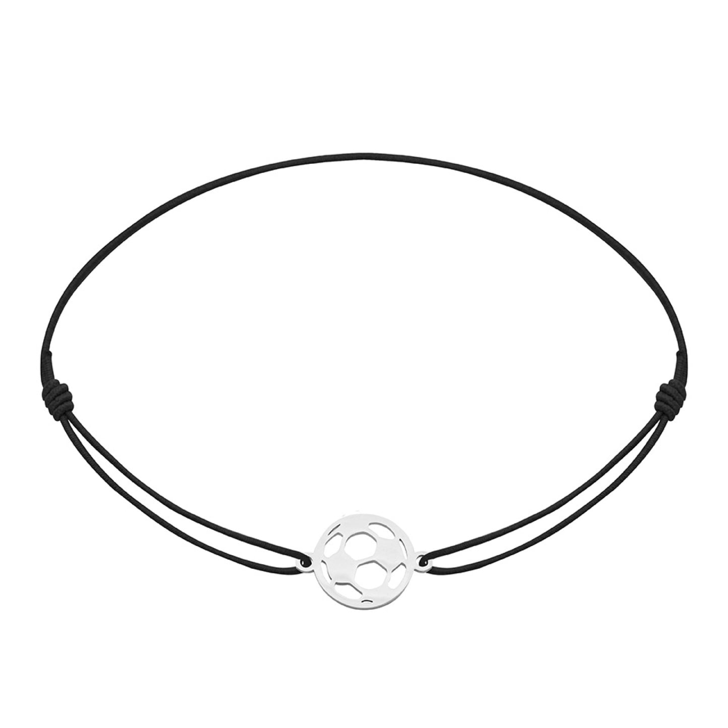 Greeting card with bracelet - Little Companion - Football - Stainless steel
