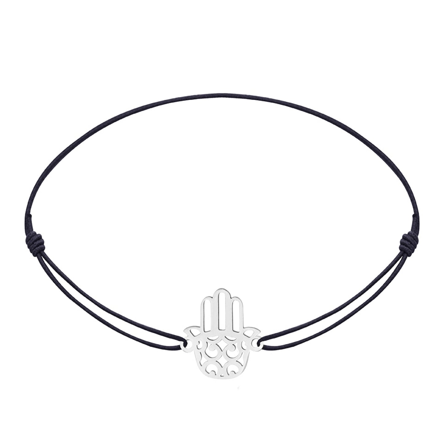 Wenskaart met armband-Little Companion-Hand-Roestvrij staal