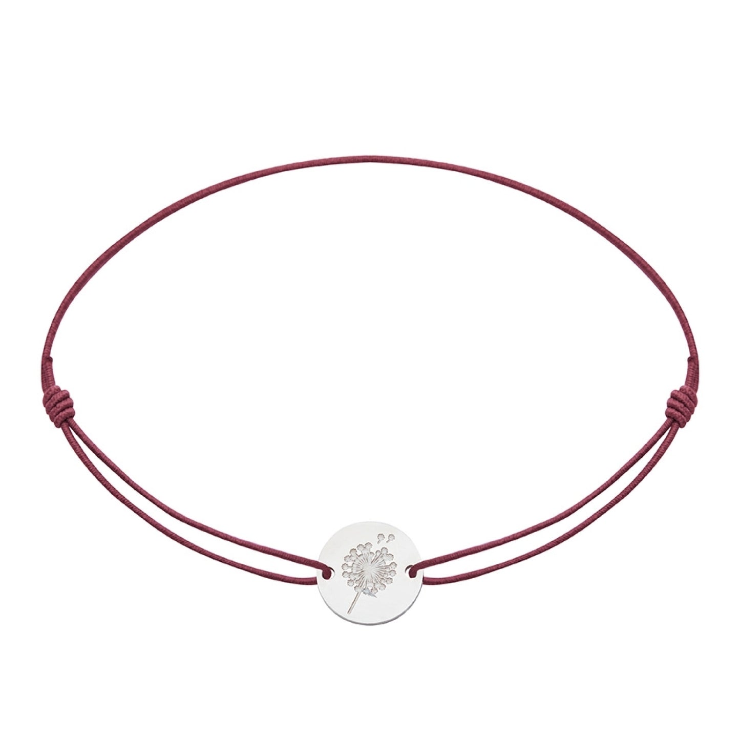 Greeting card with bracelet - Little Companion - Dandelion - stainless steel